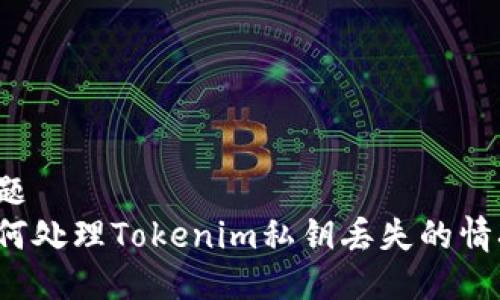 标题  
如何处理Tokenim私钥丢失的情况？