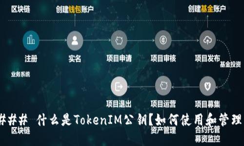 ### 什么是TokenIM公钥？如何使用和管理？